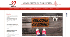 Desktop Screenshot of herzinform.de